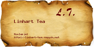 Linhart Tea névjegykártya